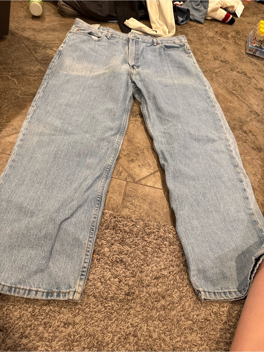🤍Men's Light Blue Levi’s 550 straight Fit Jeans W43 L30